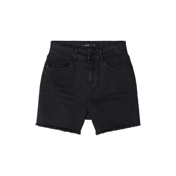 Name It girls mom-fit jeans short with fringe hem 140