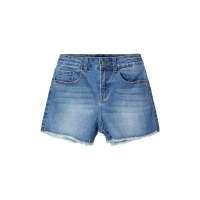 Name It M&auml;dchen Denim-Shorts kurz mit High Waist 116