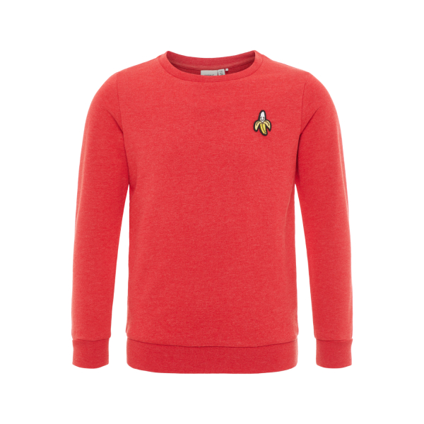 Name It girls pullover crew-neck style in red 122-128