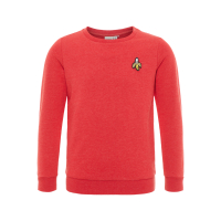 Name It girls pullover crew-neck style in red 122-128