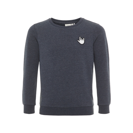 Name It Mdchen Pullover Crew-Neck-Style in blau 110