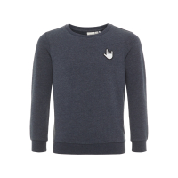 Name It M&auml;dchen Pullover Crew-Neck-Style in blau 146-152