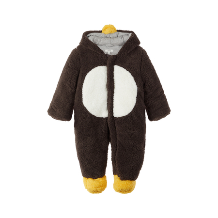 Name It Unisex Baby Teddy Snowsuit Penguin