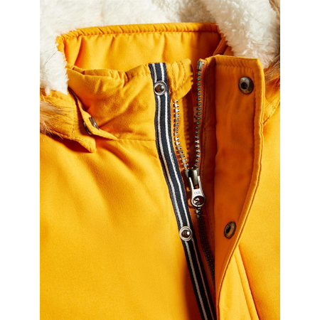 Name It boys parka padded with hood in yellow