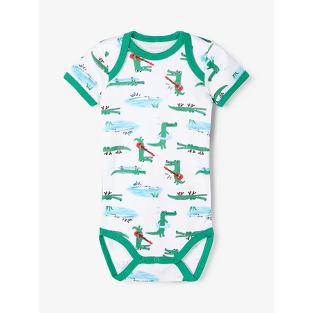 Name It boys bodysuits in a pack of 5 short sleeves