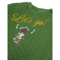 Lemon Beret unisex sweatshirt with application green