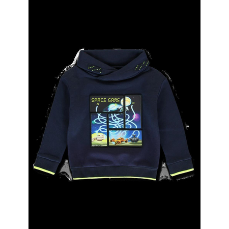 Lemon Beret boys jumper in blue with graphic print 116/122