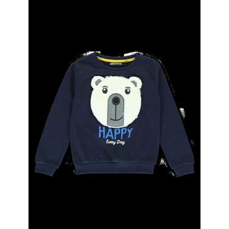 Lemon Beret boys sweatshirt long sleeve polar bear 116/122