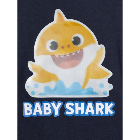 Name It Jungen T-Shirt Baby Shark Print in blau 110