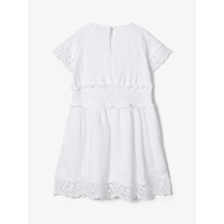 Name It Cotton Dress with Crochet Lace