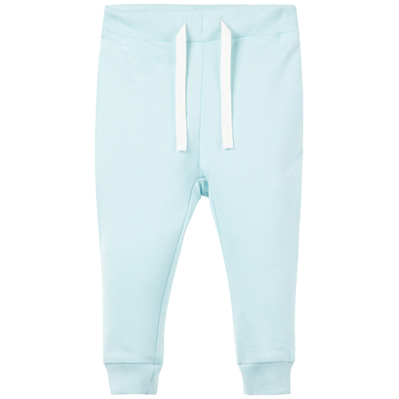 Name It baby organic cotton trousers in light blue 50