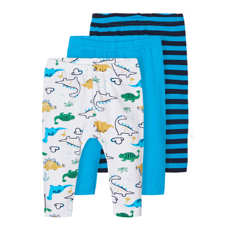Name It baby organic cotton leggings 3-pack<br />- different designs<br />- elastic waistband<br />.