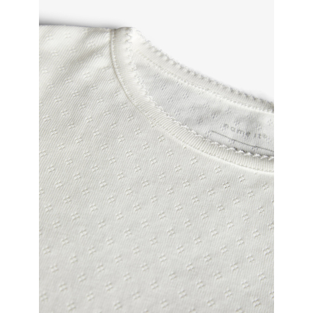 Name It girls long-sleeved T-shirt in white
