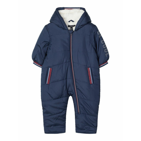 Name It Baby quilted snowsuit in blue 50-56