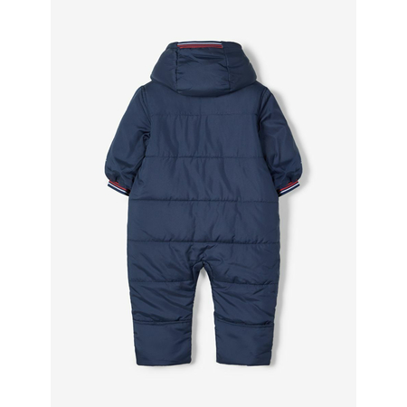 Name It Baby quilted snowsuit in blue 50-56