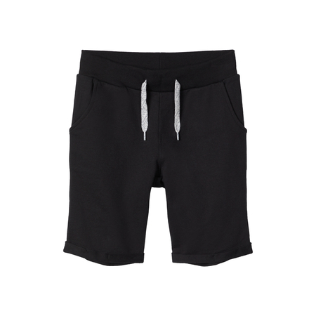 Name It boys fabric shorts with drawstring black 104