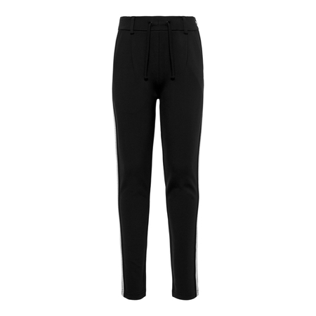 Name It girls trousers with vertical stripes in black