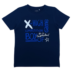 Name It boys short sleeve t-shirt with print in blue