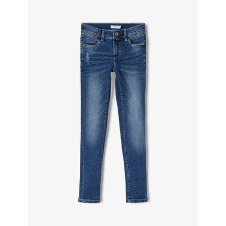 Name It Jungen Skinny Fit Jeanshose im Used-Look 92