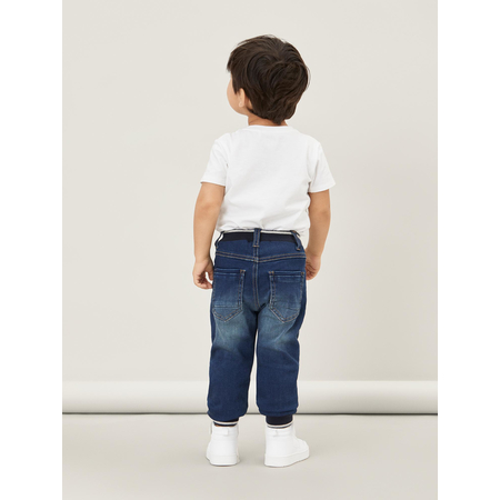 Name It boys stretch baggy jeans with drawstring waist
