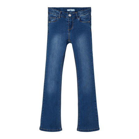 Name It girls bootcut jeans in organic cotton 116