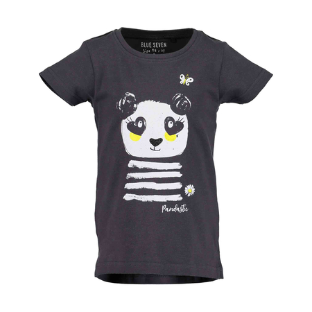 Blue Seven girls short sleeve shirt with Panda print