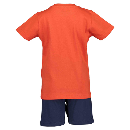 Blue Seven Shirt-Hose-Set fr Jungen in rot/blau 98