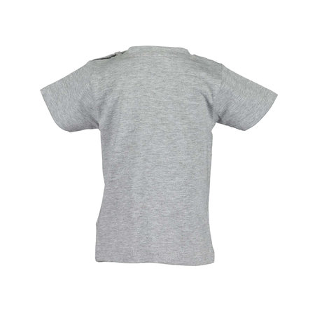 Blue Seven Unisex Kurzarm-Shirt grau mit Pandaprint 86