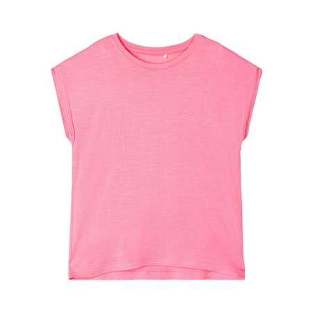 Name It Mdchen Sommer-Shirt in rosa rmellos 116
