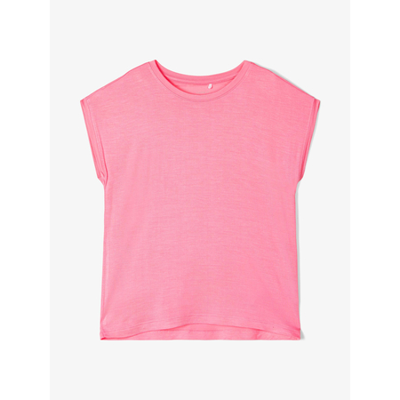 Name It Mdchen Sommer-Shirt in rosa rmellos 116