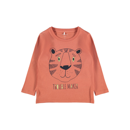 Name It Jungen langarm Pullover mit Print in rot 92