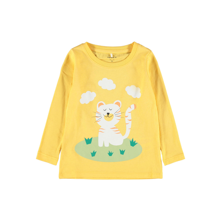 Name It long sleeve jumper for girls in yellow