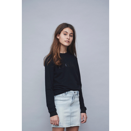 Name It Girls Stretch Denim Skirt with Ribbed Details