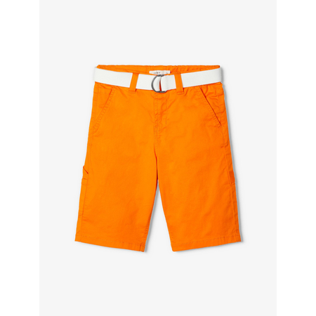 Name It boys skater shorts with functional pockets Vibrant Orange 116