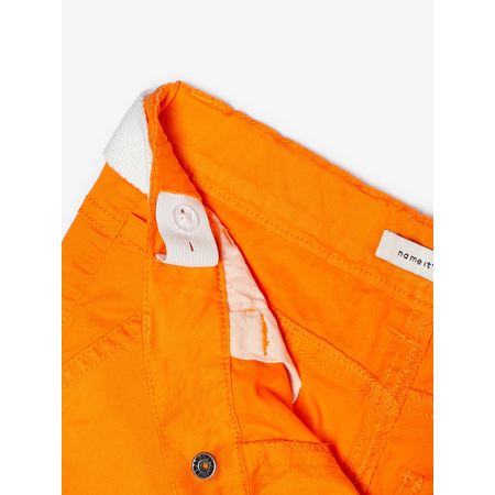 Name It boys skater shorts with functional pockets Vibrant Orange 116