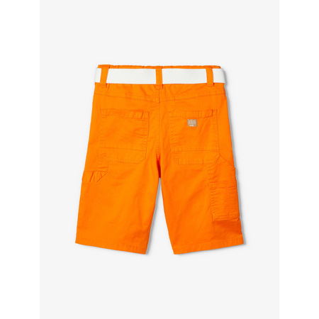 Name It Jungen Skater Shorts mit Funktionstaschen Vibrant Orange 116
