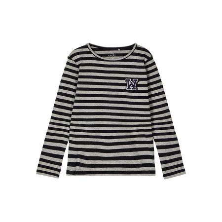 Name It boys long sleeve t-shirt striped with patch