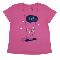 Name It girls cotton t-shirt with graphic print