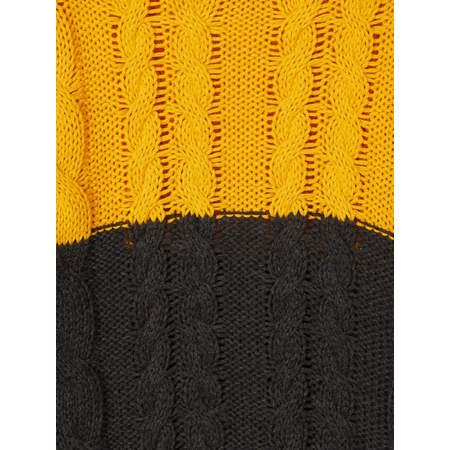 Name It boys knitted jumper with cable knit pattern Golden Rod 80