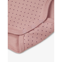 Name It girls 3-pack organic cotton bodysuit set