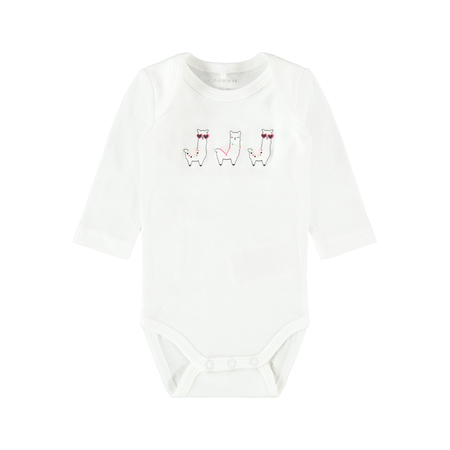 Name It girls 3-pack bodysuits in organic cotton