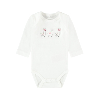 Name It girls 3-pack bodysuits in organic cotton