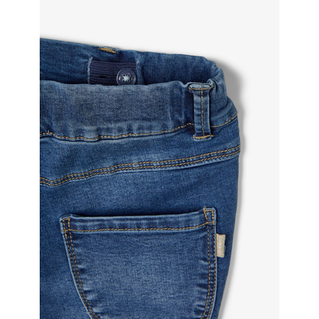 Name It girls denim jeans high-waisted trousers Medium Blue Denim 134