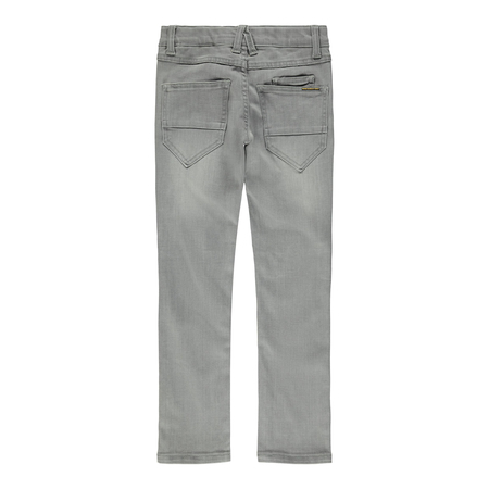 Name It boys power stretch jeans with pockets Light Grey Denim 128
