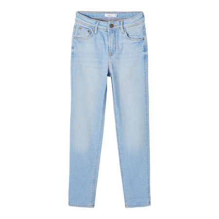 Name It girls classic jeans in organic cotton Light Blue Denim 128