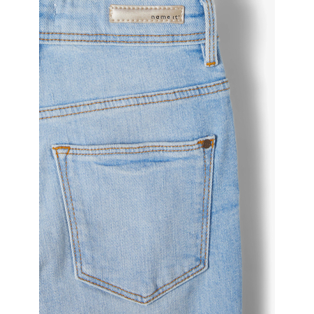 Name It Mdchen klassische Jeans aus Bio-Baumwolle Light Blue Denim 128
