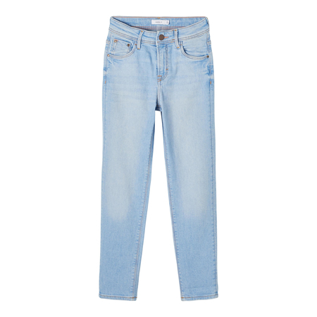 Name It girls classic jeans in organic cotton Light Blue Denim 140