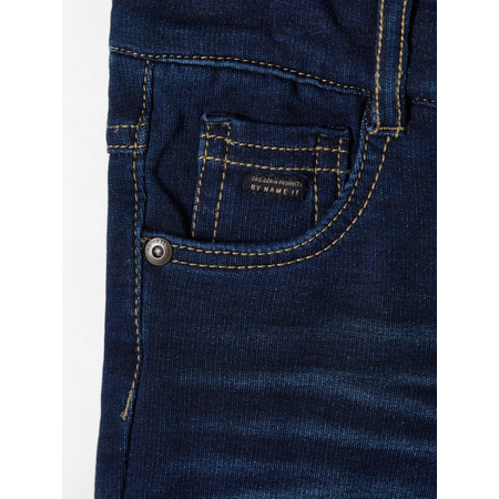 Name It Jungen Sweat-Denim-Jeans im 5-Pocket-Style Dark Blue Denim 110