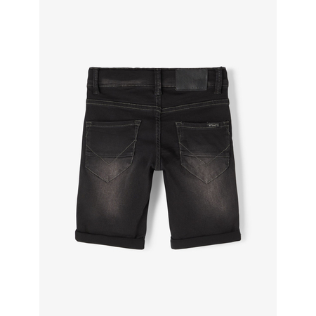Name It boys denim shorts short in 5-pocket style Black Denim-158