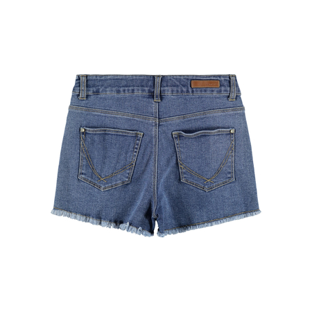 Name It Mdchen Sommer-Shorts hoch taillierte Medium Blue Denim 98